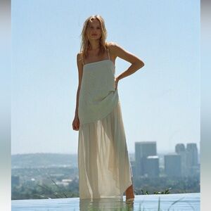 VRG GRL Nora Maxi Dress in Natural
